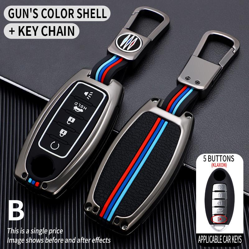 Applicable To The 14th Generation Xuanyi Key Set 2023 Teana Qashqai Qijun Jinke Tuda Car Case Buckle