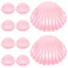 10pcs Plastic Shell Candy Boxes Biscuit Treats Holder MakeUp Jewelry Storage Boxes Baby Shower Wedding Birthday Party Favor