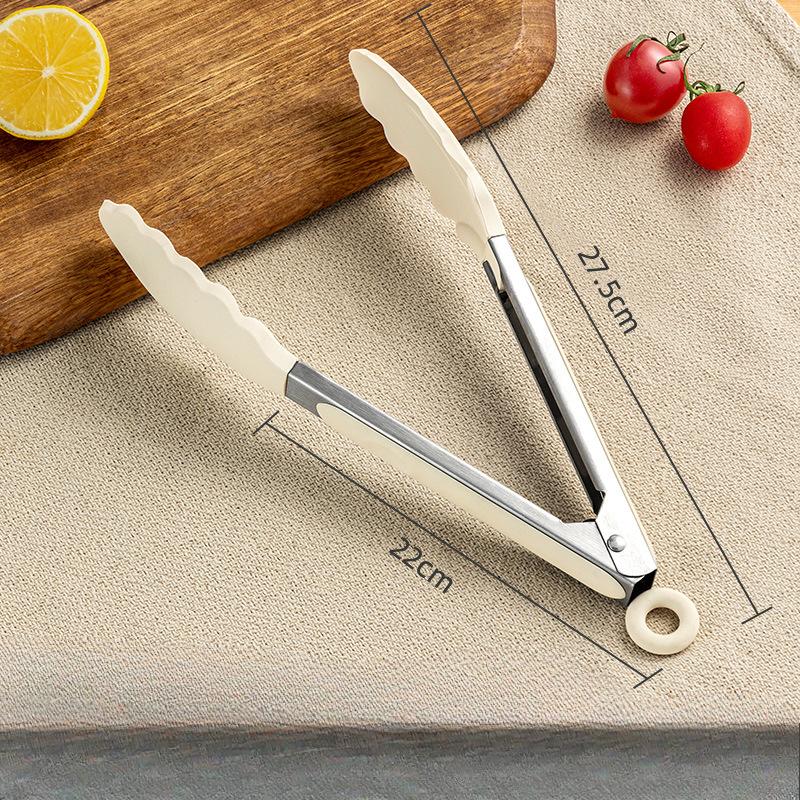 Silicone Clip, Food Clip, Kitchen Clip, Food Clip, Household, High Temperature Resistant, Heat-resistant, Stainless Steel, Steak Clip, Barbecue Clip