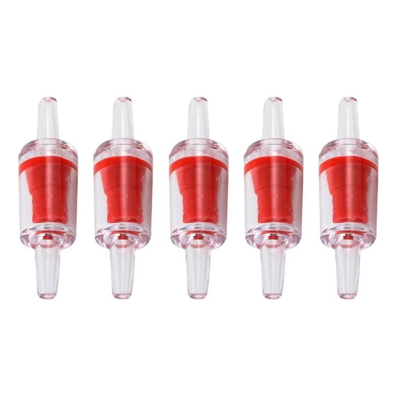 10pcs Plastic One Way Check Valve for Aquarium Air Pump Non-Return Home Fish Tank CO2 System