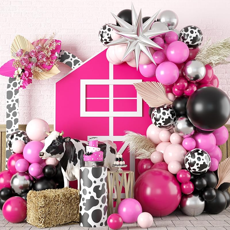 Black Red Yellow Green Balloon Garland Arch Kit, Colorful with Black Red Blue Yellow Green Metallic Silver Balloons Supplies for Birthday, Video Game Black Red Pink