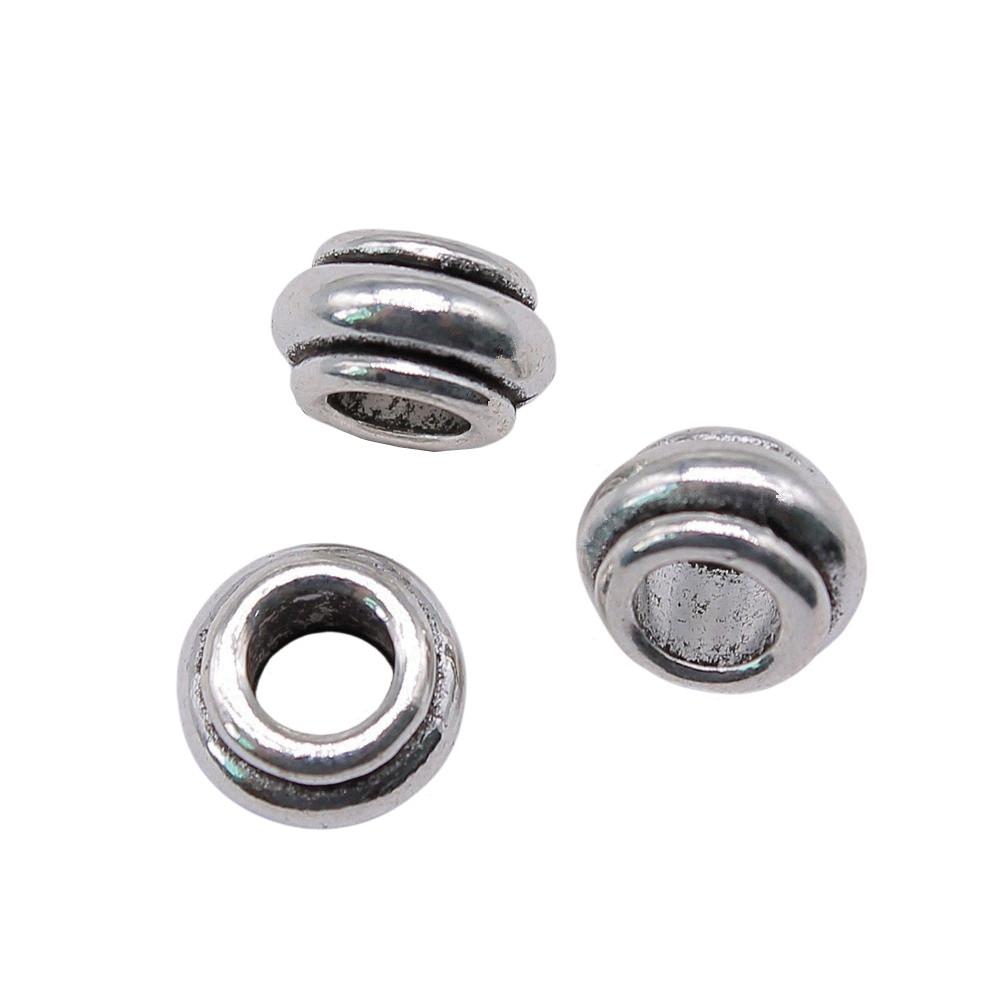 Large Hole Dot Spacer Beads Multi Color Charms For Bohemian Jewelry Findings