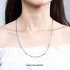 925 Sterling Silver Chopin Necklace Chain for Women & Men - Simple Clavicle Design