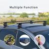 Universal Aluminum Alloy Sedan Roof Rack - Compatible with Luggage & Bicycle Racks
