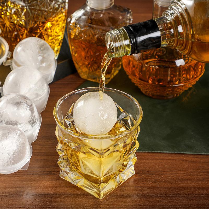 New Ice Hockey Ice Box Molds Sphere Round Ball Ice Cube Makers Bar Party Kitchen Whiskey Cocktail DIY Ice Cream Moulds Ice Mould 6