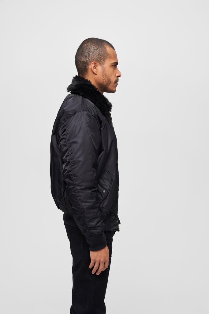 Winter Jacket Brandit MA2 Jacket Fur Collar (3175) Black