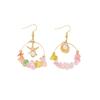 Tassel Starfish Dangle Earrings Bead Drop Earrings Fashion Jewelry Irregular Earrings  Party