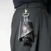 Leather Wallet 3D Bat Shape Gothic Style with Foldable Wings Wallet Compact Coin Holder