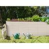Galvanized Raised Garden Beds Outdoor 6×2×2 Ft Planter for Gardening Vegetables Flowers Large Metal Garden Box White Patented T