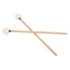 2 Stück Trommelschlägel Filzkopf Holzgriff Rutschfest Instrument Zubehör Set Kit zum Spielen Blau