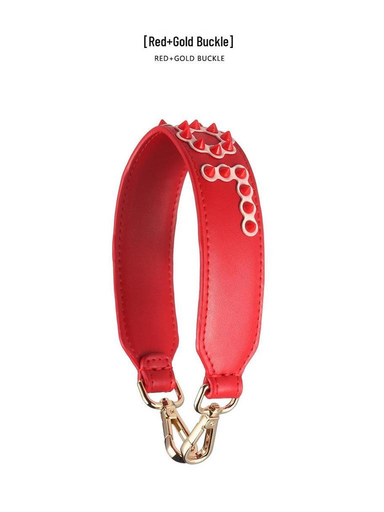 LOVE Letter Cowhide Short Strap | Handheld & Shoulder Leather Handbag Strap