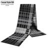 Men's Autumn & Winter Plaid Imitation Cashmere Scarf - Warm & Thick Custom Design