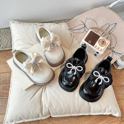 Mädchen Prinzessin Lederschuhe Lolita Kinder Ballerinas Süße Schleife Vielseitige Kinder Causal Dicke Sohle Mary Jane Schuhe Mode