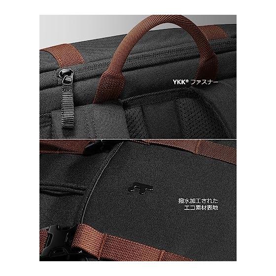 [tomtoc] Rucksack, Large Capacity, Deep Pack, Lightweight, Town Backpack, Computer Backpack, Bag, Water Repellent, Walking around the City, Hiking,