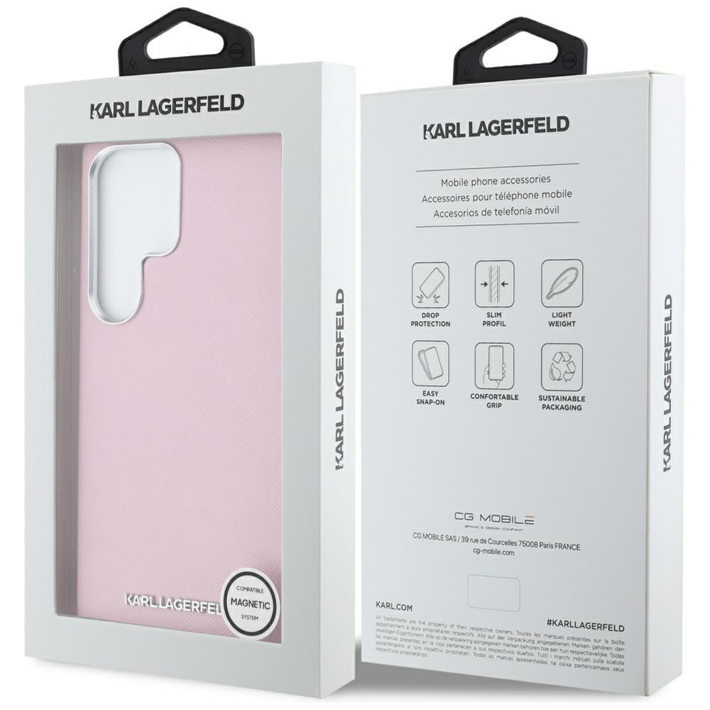 Etui do Samsung Galaxy S25 Ultra Karl Lagerfeld MagSafe Różowe