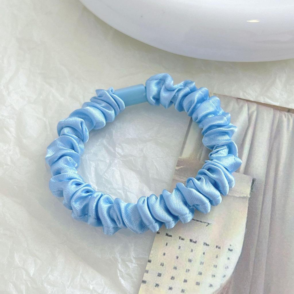 Koreańska gumka do włosów o wysokiej elastyczności: Cienka, Prosta, Płaska Konstrukcja Klamry