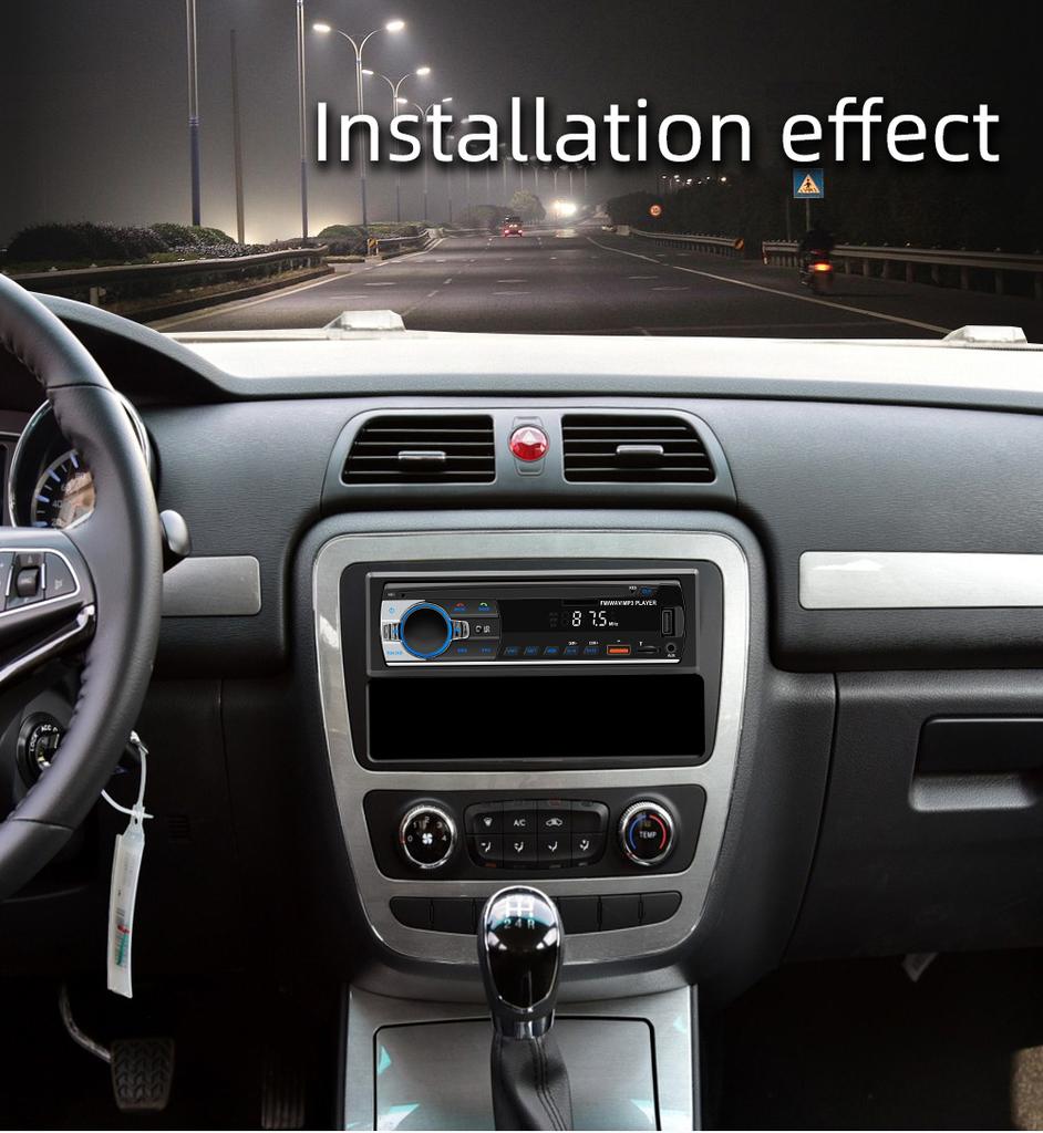 Car MP3 player FM radio AUX input Bluetooth connection Stereo playback Power off memory JSD 520 530