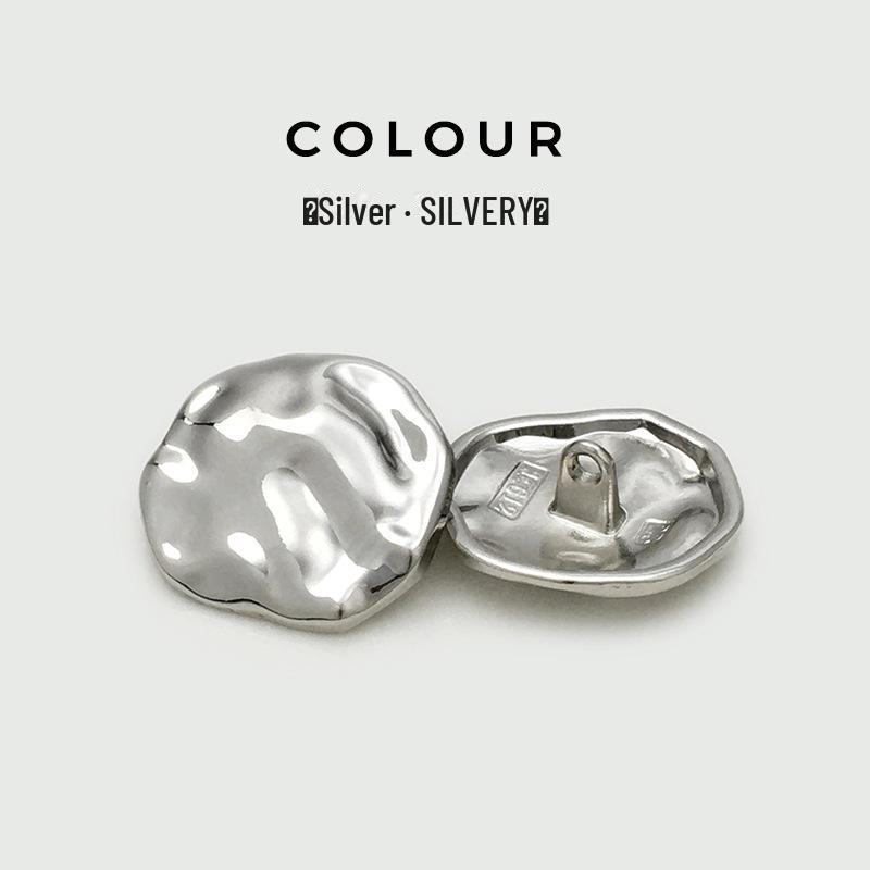 Wszechstronne Złote Wklęsło-Wypukłe Guziki do Płaszczy dla Męskich i Damskich Kurtek i Koszul