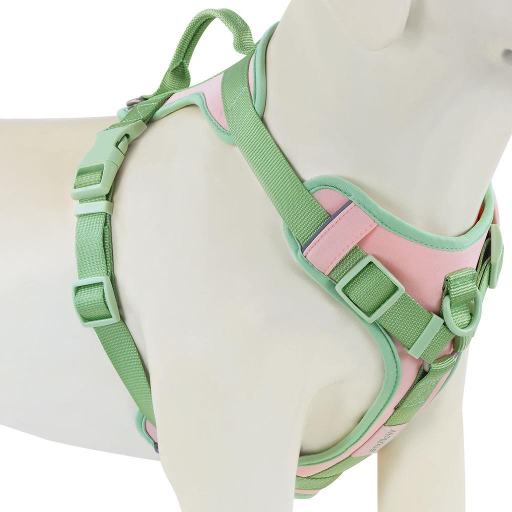 Splicing Colors Breathable For Medium No Pull Dog Harness for Large Small Dogs Adjustable Chest Strap Outdoor Dog Harness