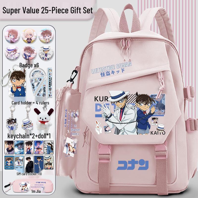 Detective Conan x Kaito Kid Large Capacity Backpack for Students