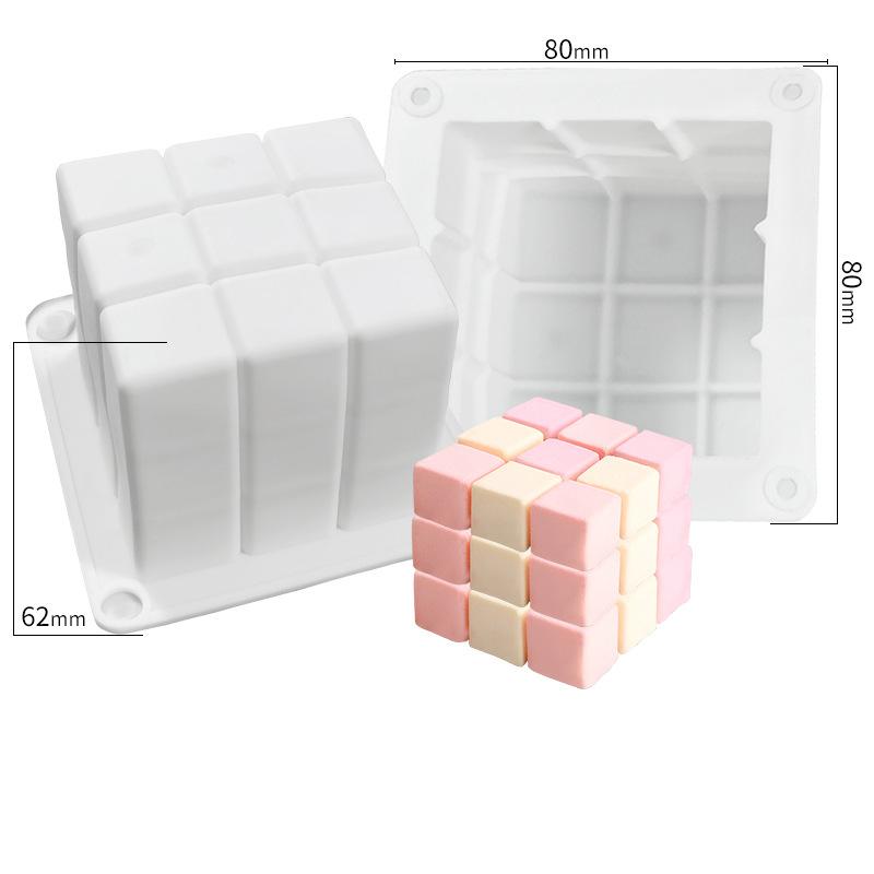 Silikonowa forma na świece ciasto kremówka 3D formy do domowej roboty świeczniki formy bańka mydlana kuchenne narzędzie do pieczenia ciasta