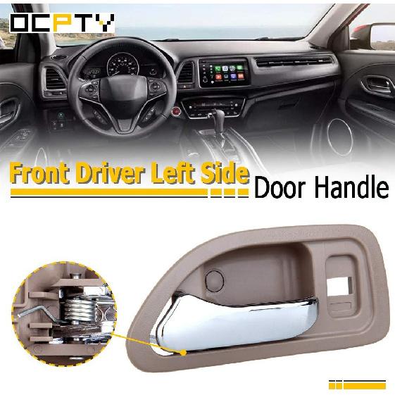 OCPTY Door Handle Interior Front Driver Left Side Replacement fit 1994-1997 for Honda for Accord Inside Door Handle Beige