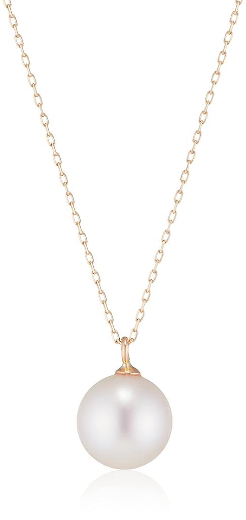 Estelle Official [Web Exclusive] Women's Necklace in 10K Yellow Gold with June Birthstone Akoya Pearl (Product Code: 0351-0939-0041-0000)