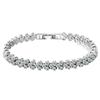 Elegant Bracelet for Women Chain Cubic Zircon Rhinestone Shiny Inlaid Bangle Bracelet Gifts