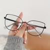 1Pcs New Metal Frame Men And Women Fashion Glasses Tac Material Day And Night Anti-Blue Light Glasses