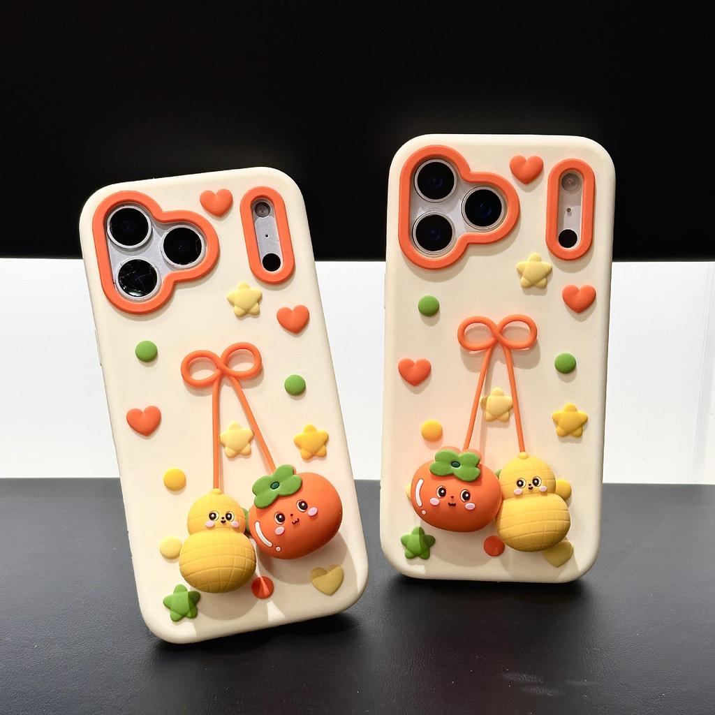 High-Quality Pendant for iPhone 16/17 Pro Max and Apple 15/14 Silicone Drop-Proof Phone Case