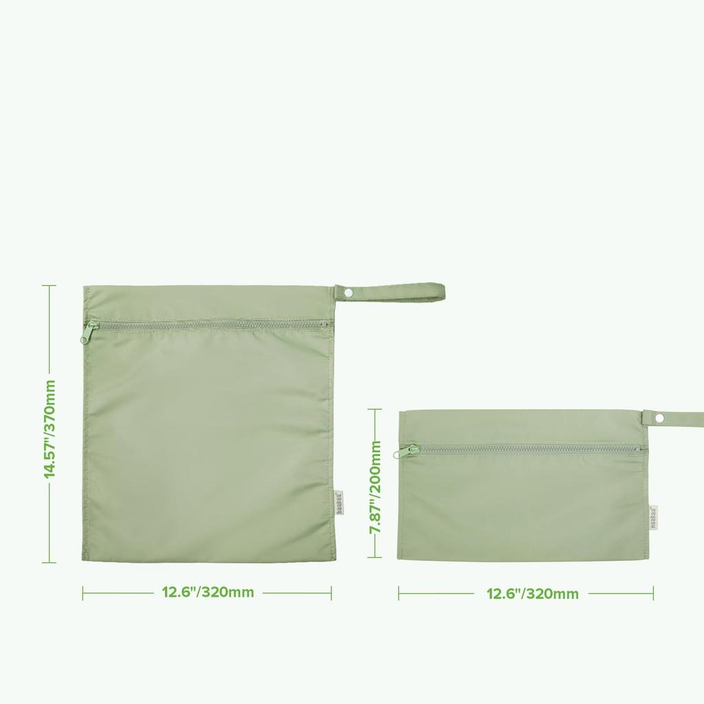 Haakaa Baby Waterproof Wet Diaper Pump Glasses Set of 2 Bags, Bags, Travel, Swimwear, Beach, Pool, Parts, Stroller, Daycare, Yoga, -