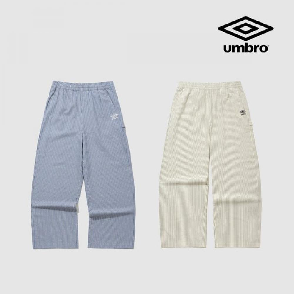 

Umbro Unisex Seersucker Wide Pants Uq223cpt63 white/80(32~33)
