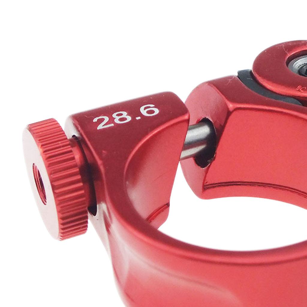 28.6mm bicycle itz post clamp quick release saddle tube clip