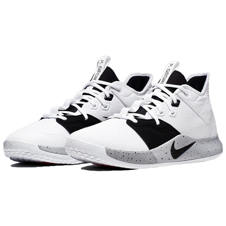 Nike PG 3 'Moon Surface' (Unisex) White / Black / Wolf Grey Basketball Shoes AO2607 101