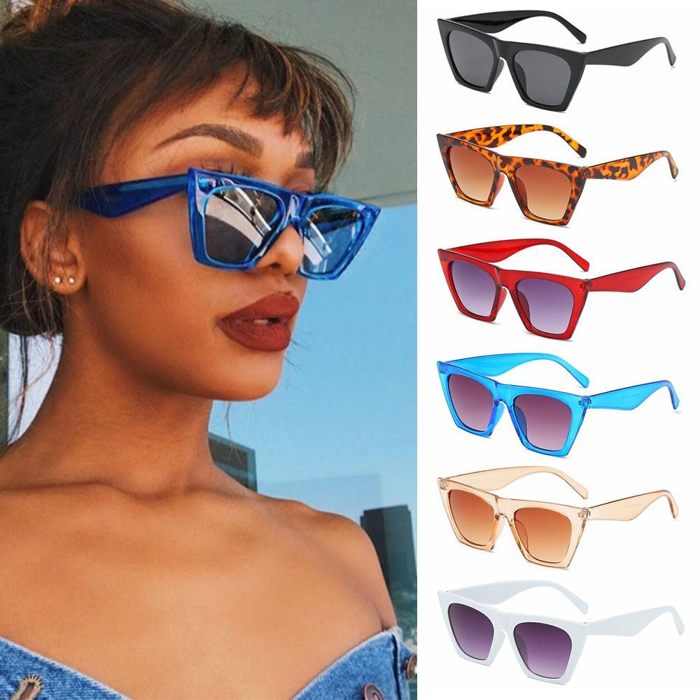 Fashion Eyewear Square Frame Streetwear Vintage Shades Sun Glasses Goggles Sunglasses For Women