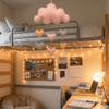 3D Nursery Room Pendant Heart/Star Design Rainbow Cloud Garland Cloud Pendant  Photo Props
