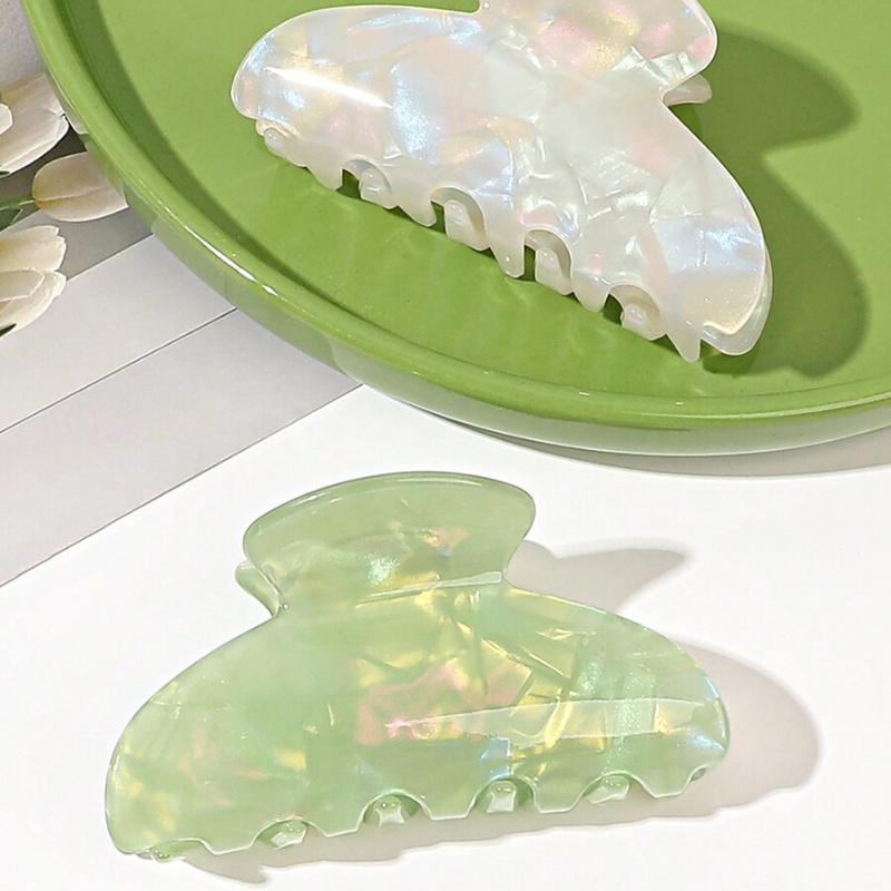 Marble Pattern Hair Claw for Daily Casual Outing Wear Y2k Claw Clips Hair Clips Hair Jaw Clip Hair Clamps Hair Clutch Hair