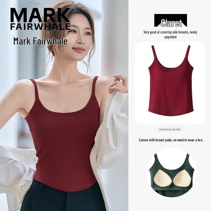 MARK FAIRWHALE Women s Built-in Bra Camisole M