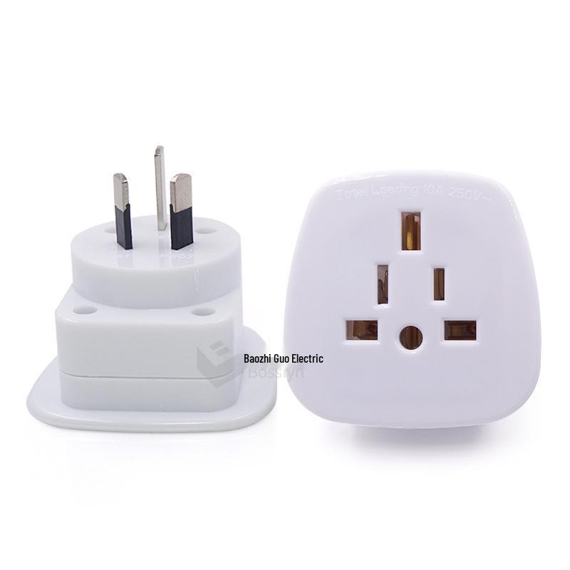SAA Australian Travel Adapter British/American to Australian Plug Converter White