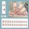 24 Stück Niedliche Nailart-Tabletten Klein Frisch Nagelaufkleber Tragen Nagel Abnehmbar Liebe Schleife Sterne Klein Kurz T Nailart
