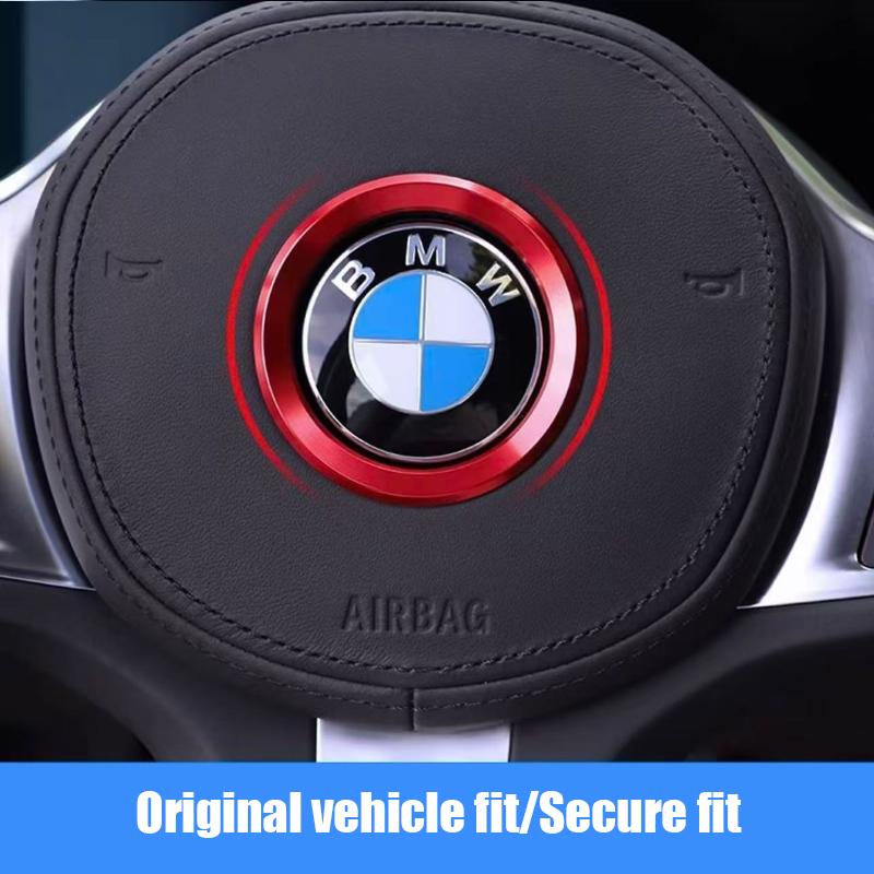 BEKV7 Car Styling Decoration Ring Steering Wheel Circle Sticker For BMW M3 M5 E36 E46 E60 E90 E92 X1 F48 X3 X5 X6 X3 E83 F25 X4 F26