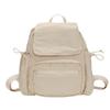 New Casual Backpack Korean Travel Solid Color Small Book Bag Japanese Small Fresh Backpack Versatile Flip Bag