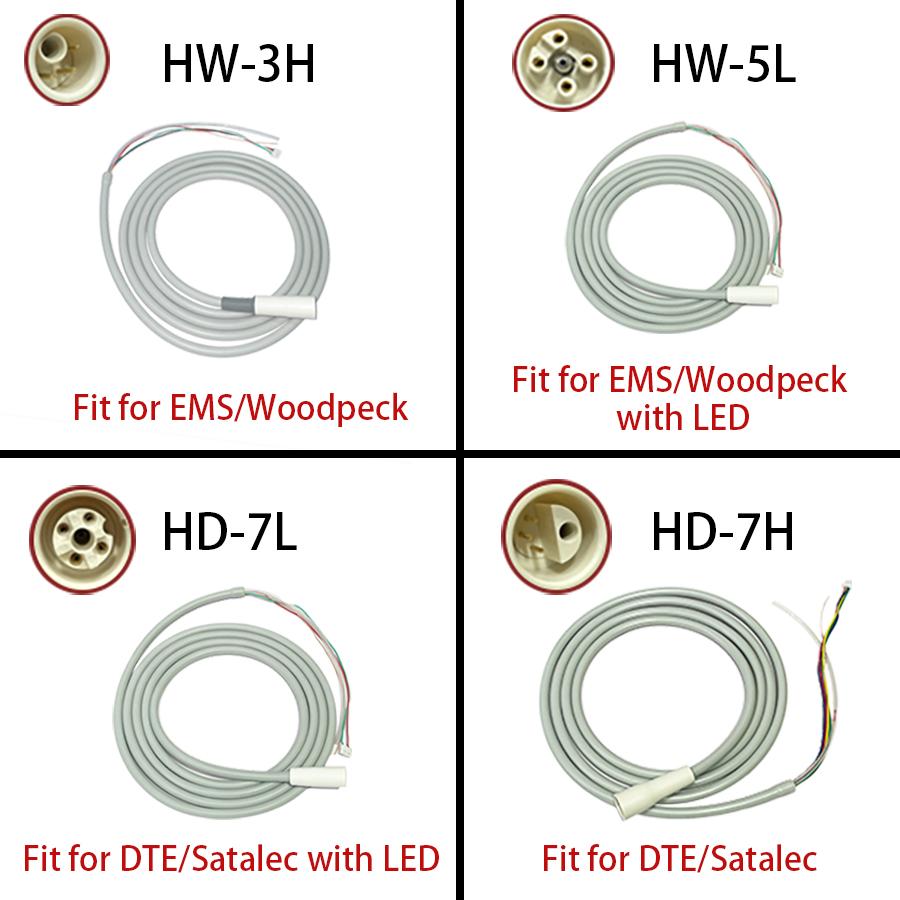 Tubo del manipolo dello scaler Tubo Flessibile Tubo 3H 5L 7L 7H ADATTO EMS Woodpecker DTE Satelec NSK Manipolo Dentale Ultrasonico Parti STRUMENTO
