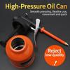 High Pressure Lubricating Oil Storage Can with Long Flexible Spout for Industrial and Home Use Metal Hand Pump Oiler Can