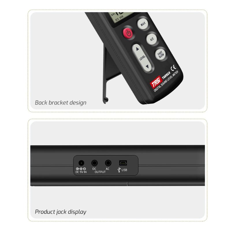 Sound Level Meter Digital Handheld DB Meter Sonometros Noise Audio Level Meter 40-130dB Decibels Mini Noise Sound Meter