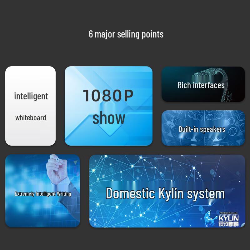 Kechu 43-inch All-in-One Interactive Whiteboard CN Plug (adapter Included)