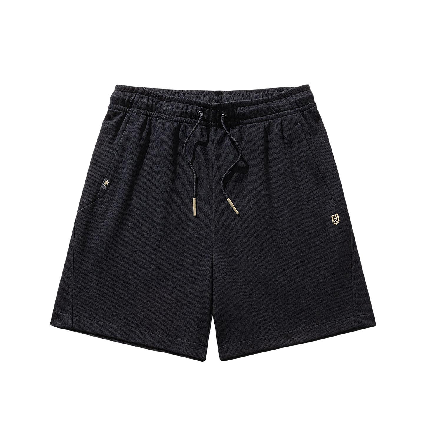 Anta Comfortable Versatile Trendy Casual Shorts Unisex shorts Black 172638301R-2 XS