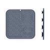 Pet Slow Food Mat with Suction Cups Four-Zone Pet Food Tray for Slow
