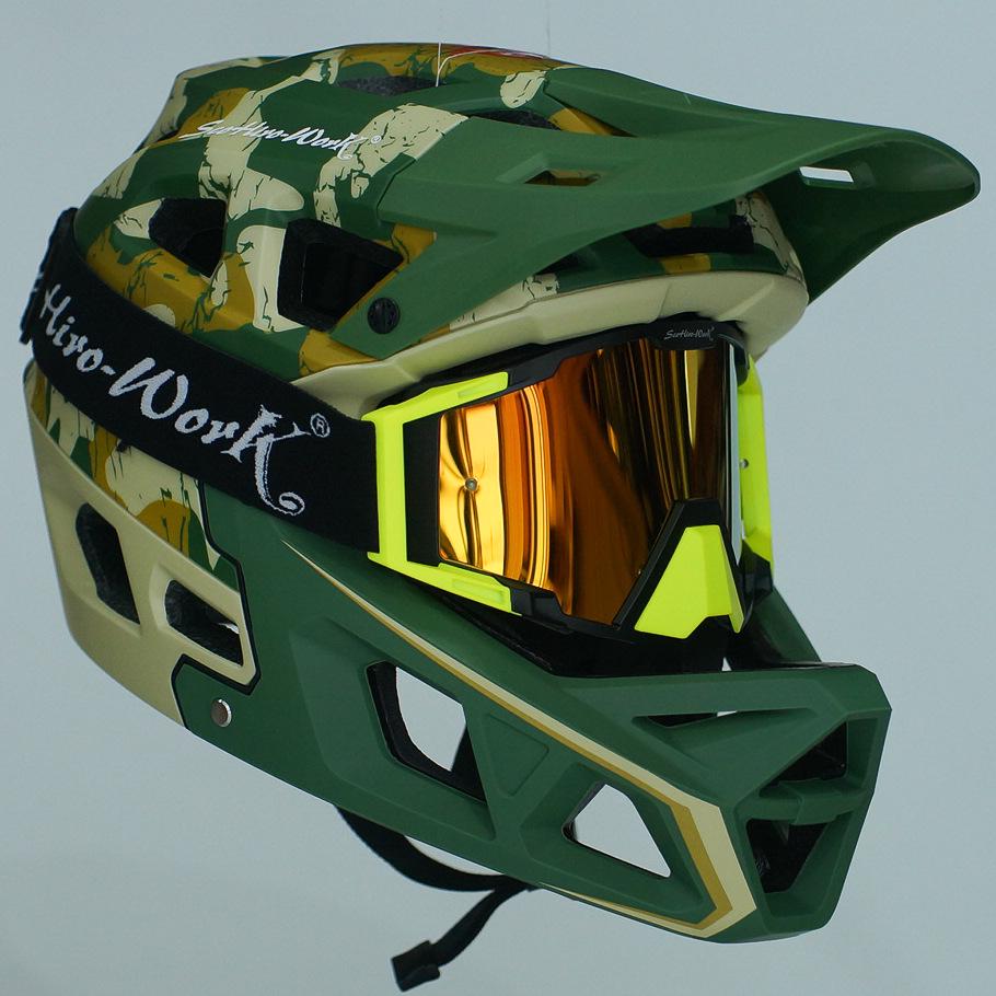SCOHIROWORK Super Light Full Face BMX & Mountain DH Off-road Helmet