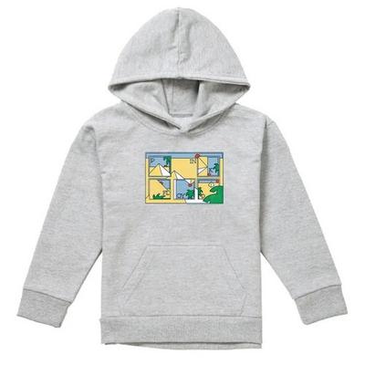 Childrens/Kids Pyramids Heather Hoodie